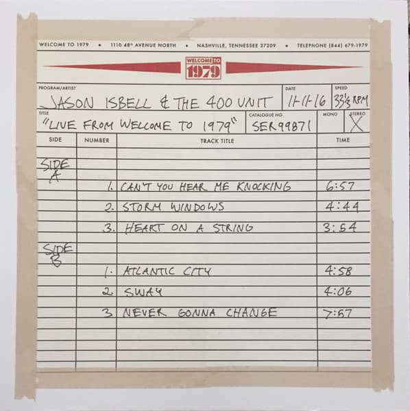 Jason isbell & the 400 unit – Live From Welcome To 1979